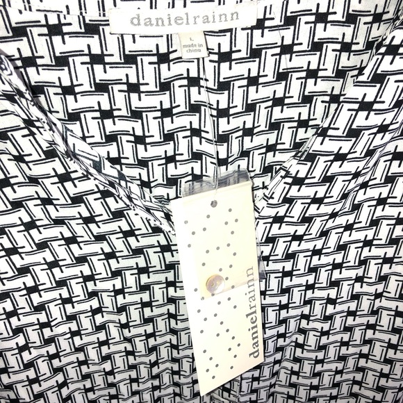 NWT Daniel Rainn shirt dress Sz L - Picture 6 of 7